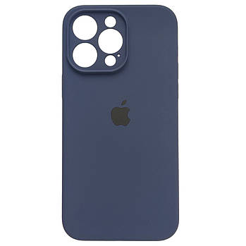 Чохол Silicone Full Camera для Apple iPhone 14 Pro Dark Blue