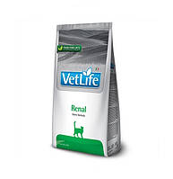 Сухой лечебный корм для кошек Farmina Vet Life Renal диет. питание, для поддержания функции почек, 2 кг
