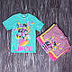 Футболки дитячі з принтами для дівчаток, розміри 28,30,32,34,36,38, фото 6