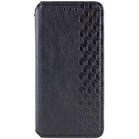 Шкіряний чохол книжка GETMAN Cubic (PU) для Realme 11 4G Чорний