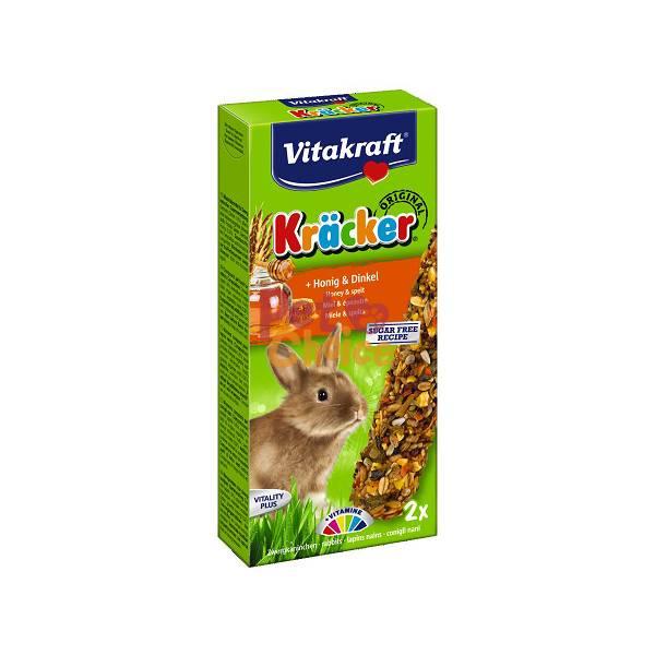 Крекер для кроликов Vitakraft Kracker с медом 2 шт (4008239250186) - фото 1 - id-p1837637261