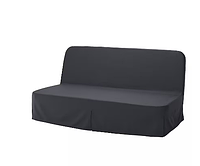 NYHAMN 3-местный диван-кровать с поролоновым матрасом Naggen/темно-серый 894,999,82