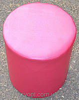 Пуфик цилиндр розовый