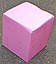 Пуфик квадрат рожевий, фото 2