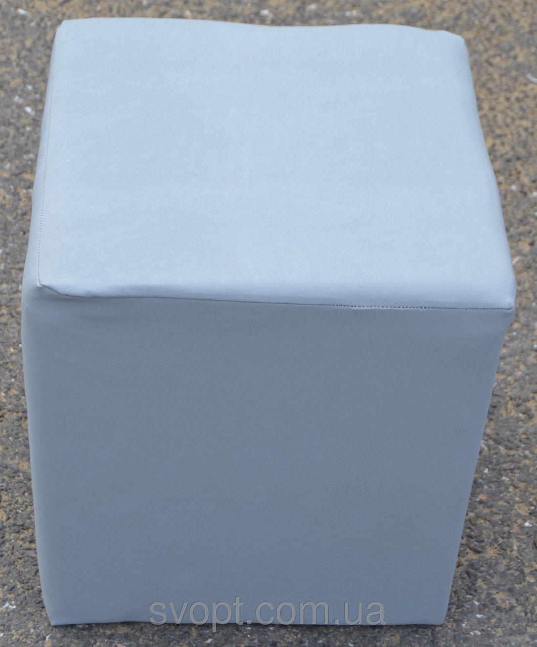 Пуфик квадрат блакитний, фото 1