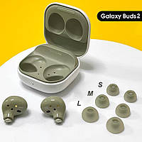 Оригинальные амбушюры Samsung Galaxy Buds 2 Buds2 SM-R177 Buds Plus + SM R175 Комплект Зеленый