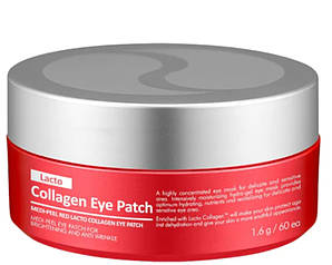 Medi-Peel Red Lacto Collagen Eye Patch - Антивікові патчі з колагеном, 60 шт