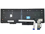 Клавіатура для Lenovo Thinkpad T15 Gen 1/Gen 2, P15s Gen 1/Gen 2 (RU Black з підсвіткою) Оригінал., фото 3