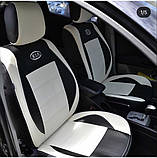 Авто чохли екошкіра Audi A4 I (B5) Рестайлінг 1999-2001 седан, фото 4