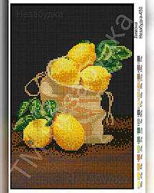 Схема для вишивання бісером — Лимони