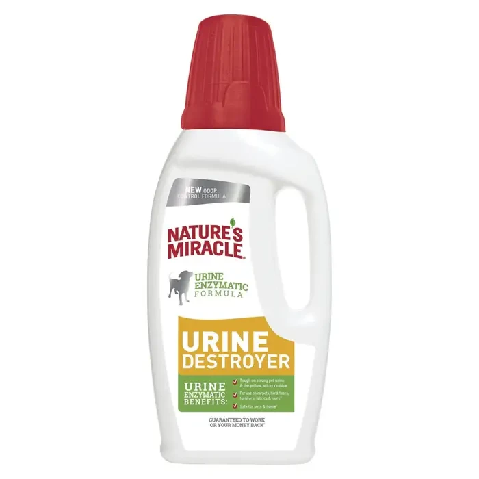 Natures Miracle Urine Destroyer 946 мл для видалення плям і запахів від сечі собак