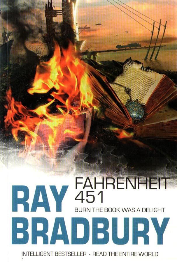 Книга Fahrenheit 451 | 451 градус за Фаренгейтом - Рэй Брэдбери (Английский язык)