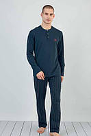 Пижама мужская Sevim модель 9252 хлопок, xxl