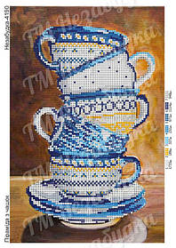 Схема для вишивання бісером — Чашки