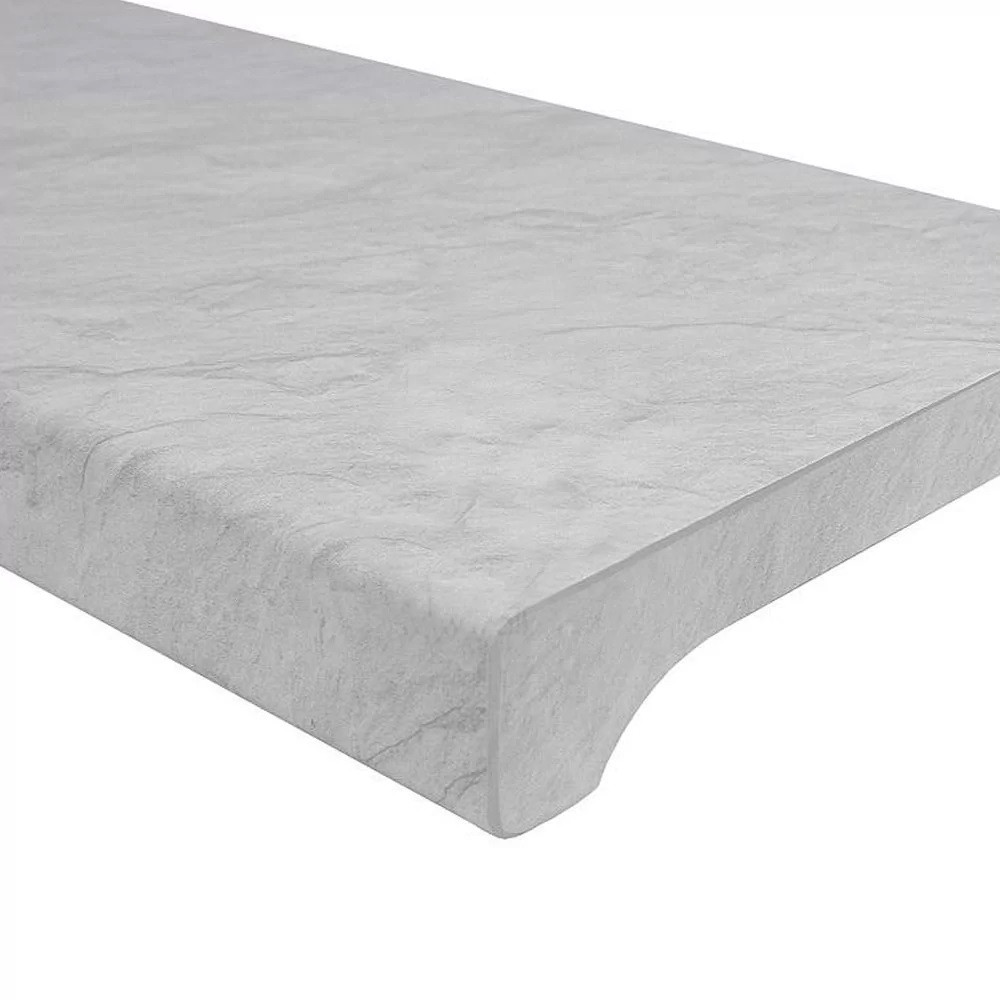 Підвіконня дерев'яне ALBER Альбер Еліт сланець Сківаро світло-сірий кар'єрний камінь, фото 1