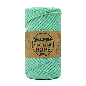 Еко шнур Shikimiki Rope 2 mm, колір Зелена м'ята