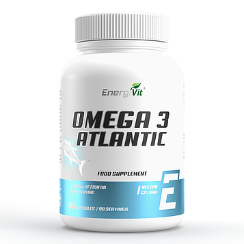 Риб'ячий жир EnergiVit Omega 3 ATLANTIC 90 м'яких капсул