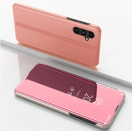 Чохол-книга Mirror для Samsung Galaxy A25 5G / A256 Дзеркальна Рожевий