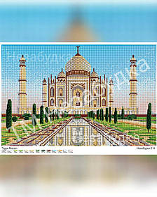 Схема для вишивки бісером - Тадж-Махал