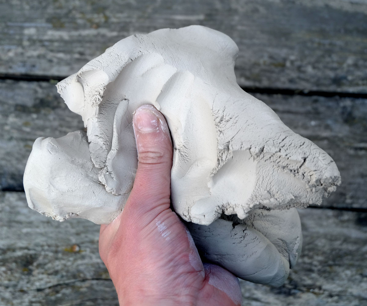 Белая глина для лепки и гончарства - натуральная белая глина, каолиновая глина для лепки, керамики - фото 1 - id-p1837749471