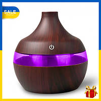 Увлажнитель воздуха Humidifier Ultrasonic Aroma с LED подсветкой 7 цветов