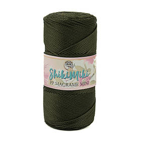 Трикотажний шнур поліпропіленовий PP Macrаme Mini, колір Болотний