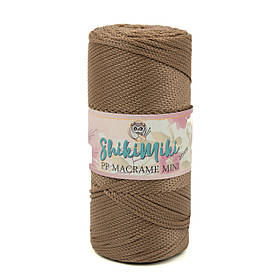 Трикотажний шнур поліпропіленовий PP Macrаme Mini, колір Мокко