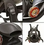 Захисна повнолицьова маска распіратор типу 3М з фільтрами, фото 3