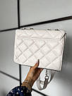 Жіноча сумка Гесс біла Guess White штучна шкіра, фото 3