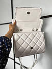 Жіноча сумка Гесс біла Guess White штучна шкіра, фото 4