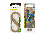 Карабін пNite Ize S-Biner 4 Plastic Coyote 11.3кг