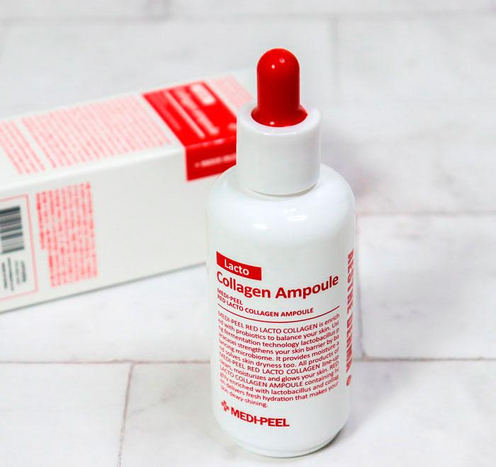 Ампульна сироватка з колагеном та біфідобактеріями Medi-Peel Red Lacto Collagen Ampoule 70ml