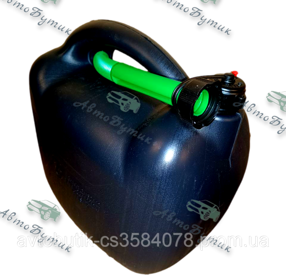 Каністра пластикова для бензину та дизельного палива з лійкою, фото 1