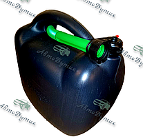 Каністра пластикова для бензину та дизельного палива з лійкою