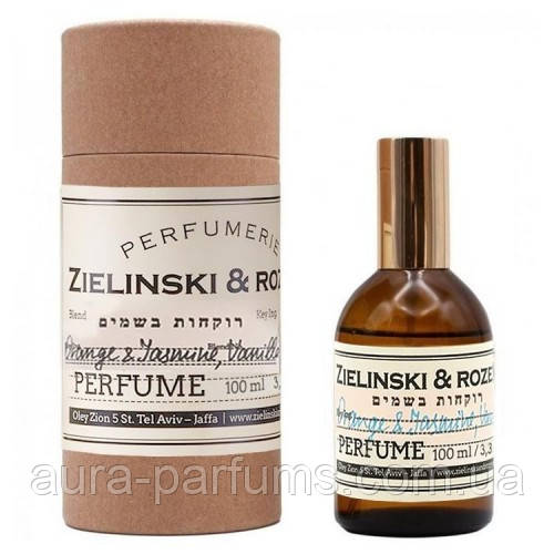 Духи унісекс Zielinski & Rozen Orange & Jasmine, Vanilla (Зелінскі Розен Оранж & Жасмін, Ваніль) 100 ml/мл