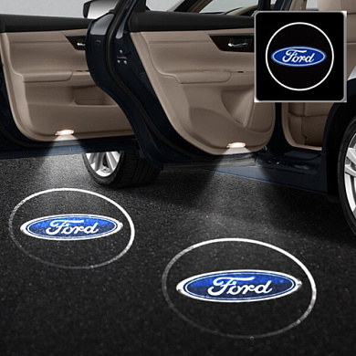 Підсвітка дверей автомобіля, проєкція логотипа Ford, фото 1