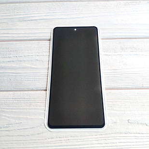 Захисне скло Антишпигун для Samsung Galaxy A52 / A525F Full Glue Чорне
