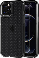 Противоударный чехол с антимикробным покрытием Tech21 Evo Check для Iphone 12 Pro Max (6.7") Smokey Black