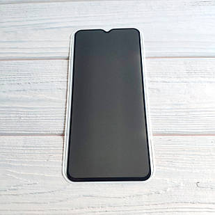 Захисне скло Антишпигун для Samsung Galaxy A23 2022 / A235 Full Glue Чорне