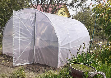 Теплиця "Файна" 3 х 4 м, (труба оцинкована 30х20 мм.), повний комплект "Стандарт", плівка UV-4, 100 мкм.