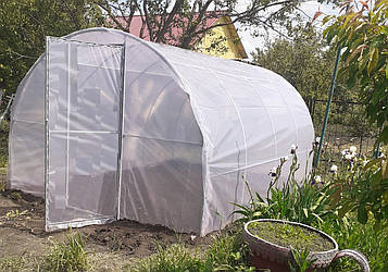 Теплица "Косиця" 3 х 4 м, (труба оцинкована 20х20 мм.), повний комплект "Стандарт", плівка UV-4, 100 мкм.