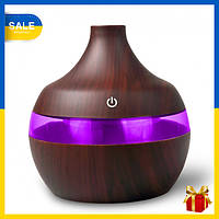 HT Увлажнитель воздуха Humidifier Ultrasonic Aroma с LED подсветкой 7 цветов