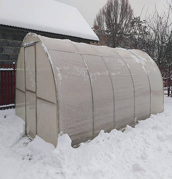 Теплиця "Косичка" 2 х 3 м (труба оцинкована 20х20), повний комплект "Стандарт", плівка UV-4, 100 мкм. (P_T) 5, Комплект для