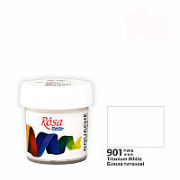 Краска гуашевая Белила Титановые 20 мл ROSA Studio 323990901