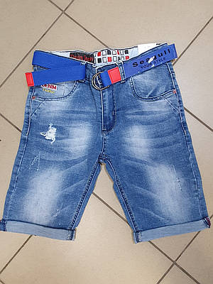Бриджі SEAGULL джинсові з ременем 134-164 58120