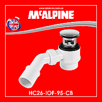 Сифон для ванни клік-клак з інтегрованим переливом HC26-IOF-95-CB McAlpine