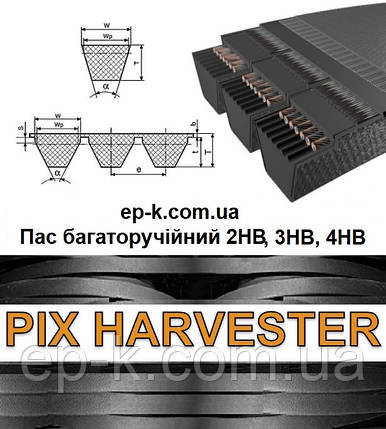 Ремінь 2НВ PIX HARVESTER 3110 HARVESTER, фото 1