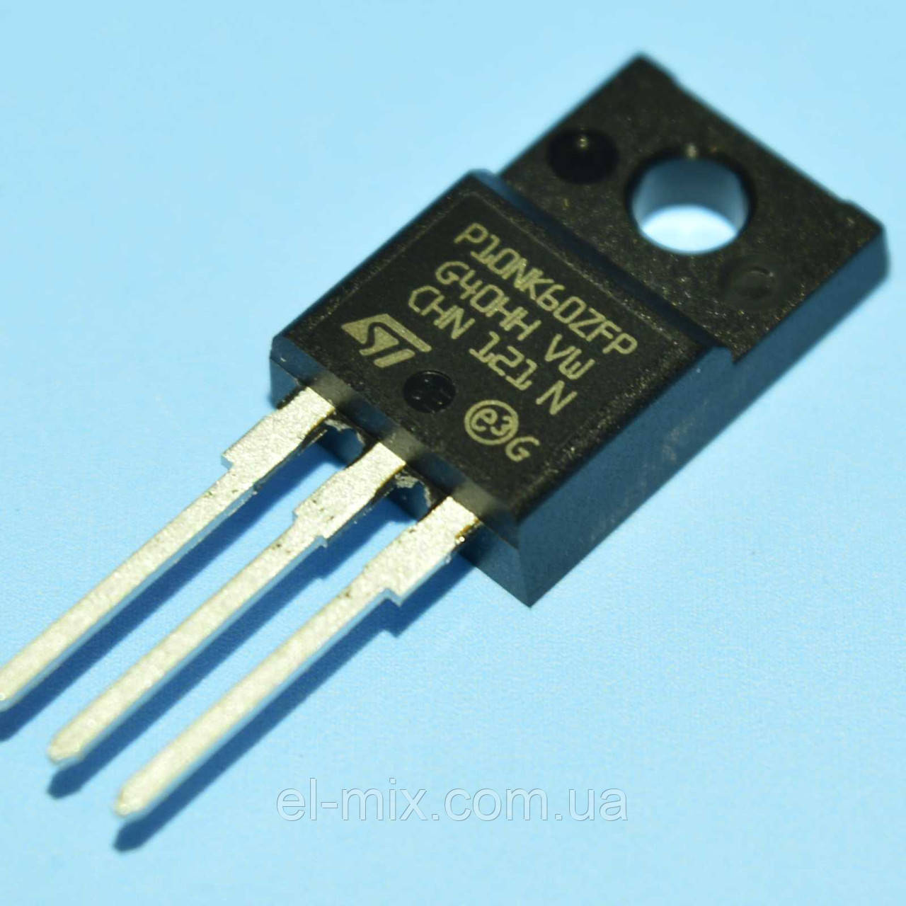 Транзистор польовий STP10NK60ZFP TO-220FP STM