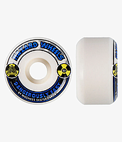 Колеса для скейту Hazard Alarm Conical White/Blue 56mm 101a, фото 3