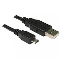 Кабель USB 2.0 - 1.5m AM/microUSB, Extradigital, Black, Hi-Speed (KBU1630)